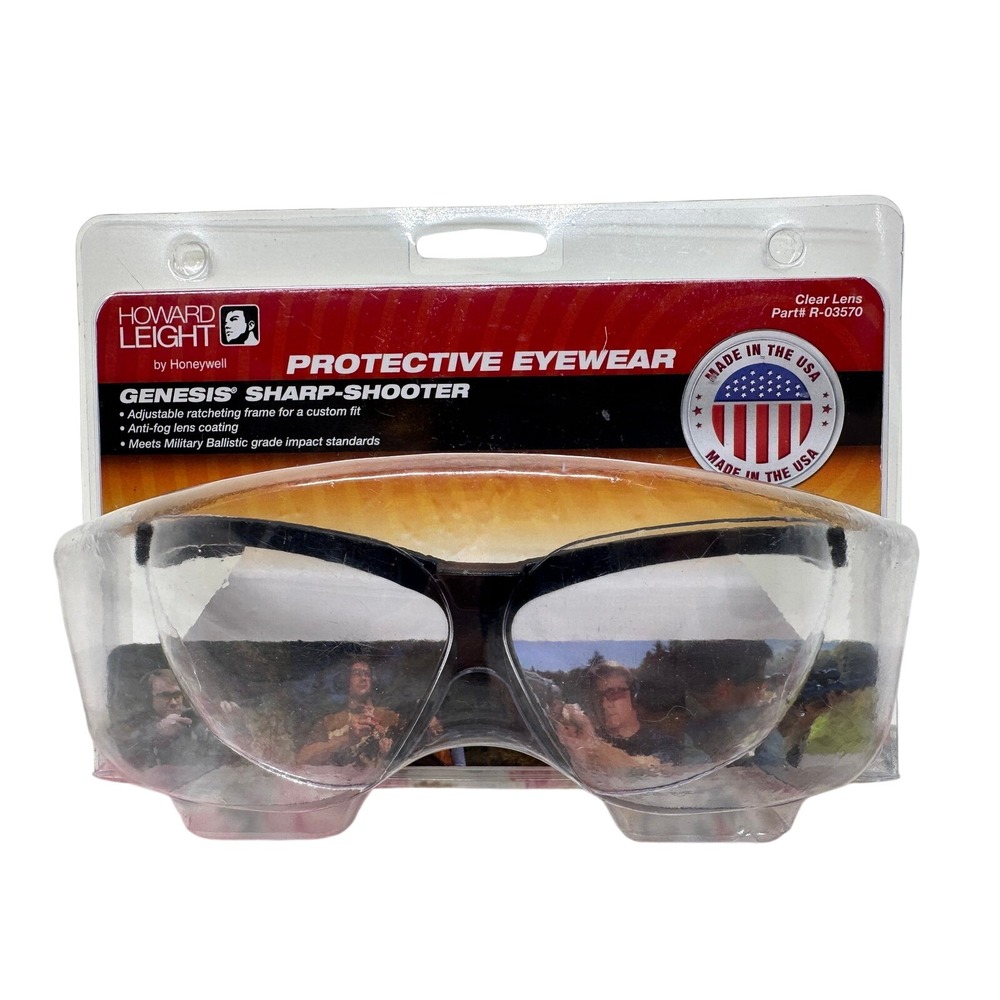 Howard Leight Honeywell Genesis Sharp-Shooter Safety Glasses Clear Lens R-03570